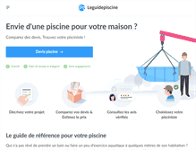 Tablet Screenshot of leguidepiscine.com